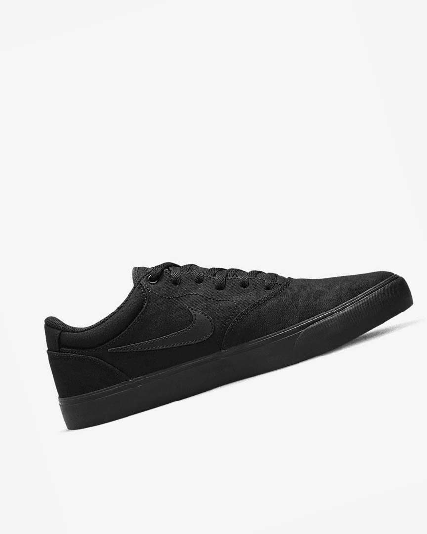 Tenis Skate Nike SB Chron 2 Canvas Hombre Negras Negras Negras | CR5173