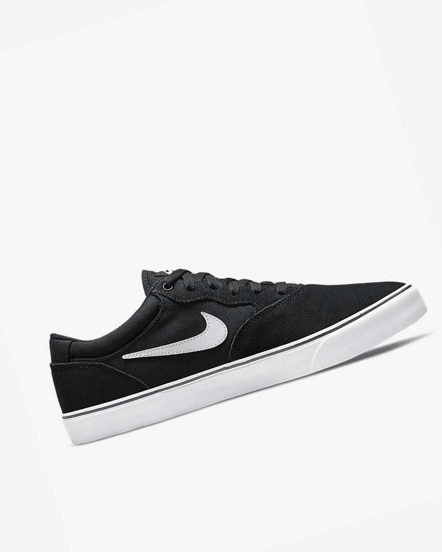 Tenis Skate Nike SB Chron 2 Hombre Negras Negras Blancas | CR2764