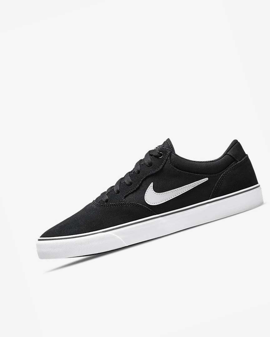 Tenis Skate Nike SB Chron 2 Hombre Negras Negras Blancas | CR2764