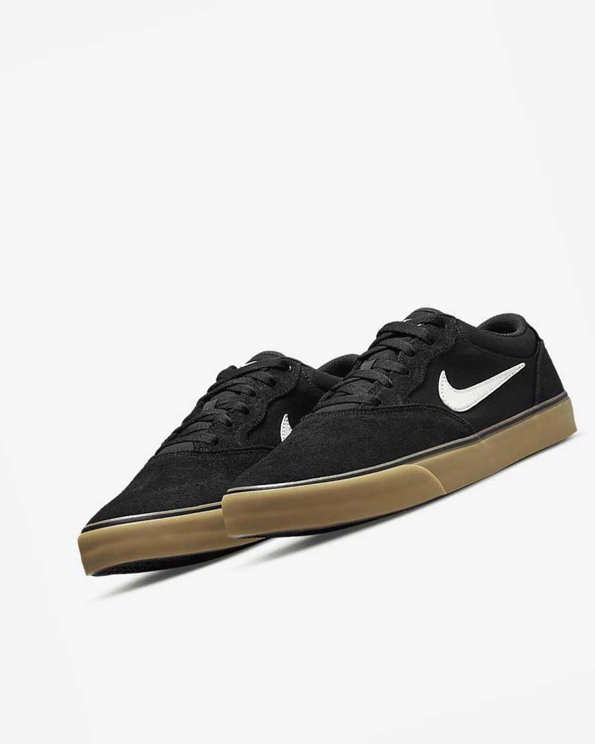 Tenis Skate Nike SB Chron 2 Hombre Negras Negras Marrones Claro Blancas | CR2921