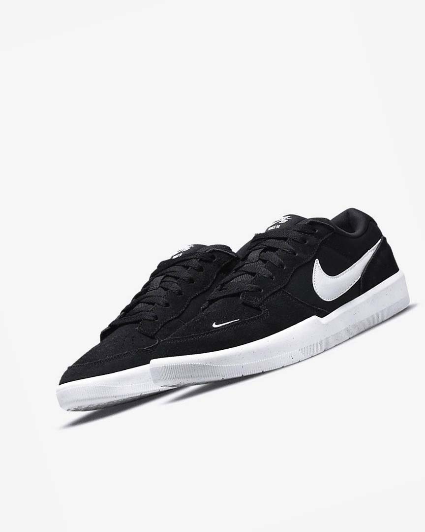 Tenis Skate Nike SB Force 58 Hombre Negras Negras Blancas | CR2289