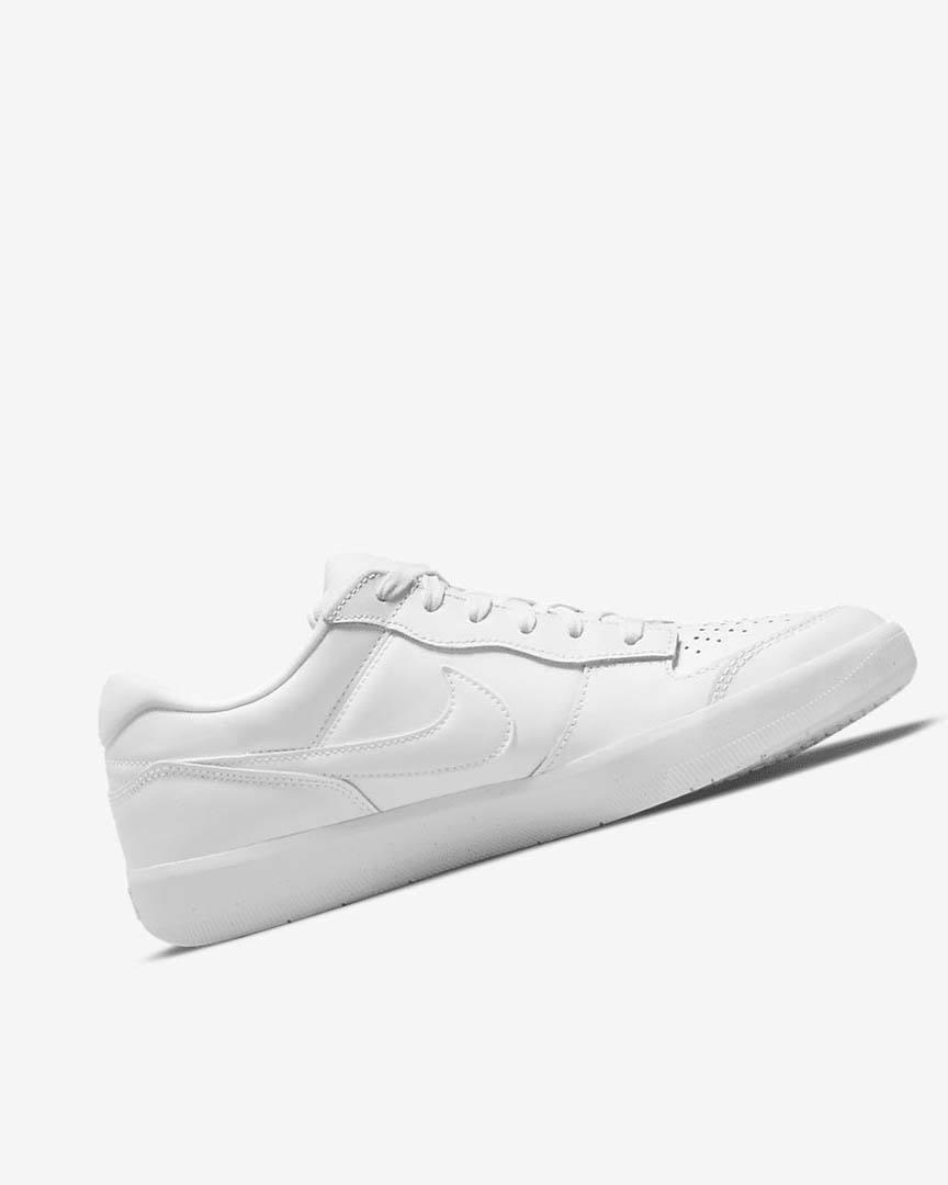 Tenis Skate Nike SB Force 58 Premium Mujer Blancas Blancas Blancas Blancas | CR5532