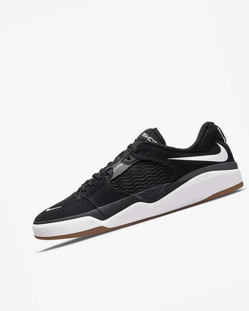 Tenis Skate Nike SB Ishod Wair Hombre Negras Gris Oscuro Negras Blancas | CR4628