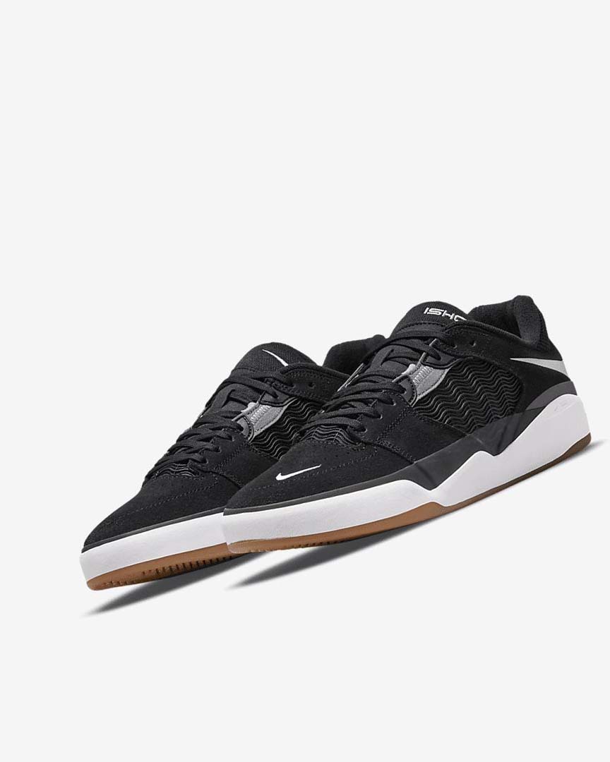 Tenis Skate Nike SB Ishod Wair Mujer Negras Gris Oscuro Negras Blancas | CR5446