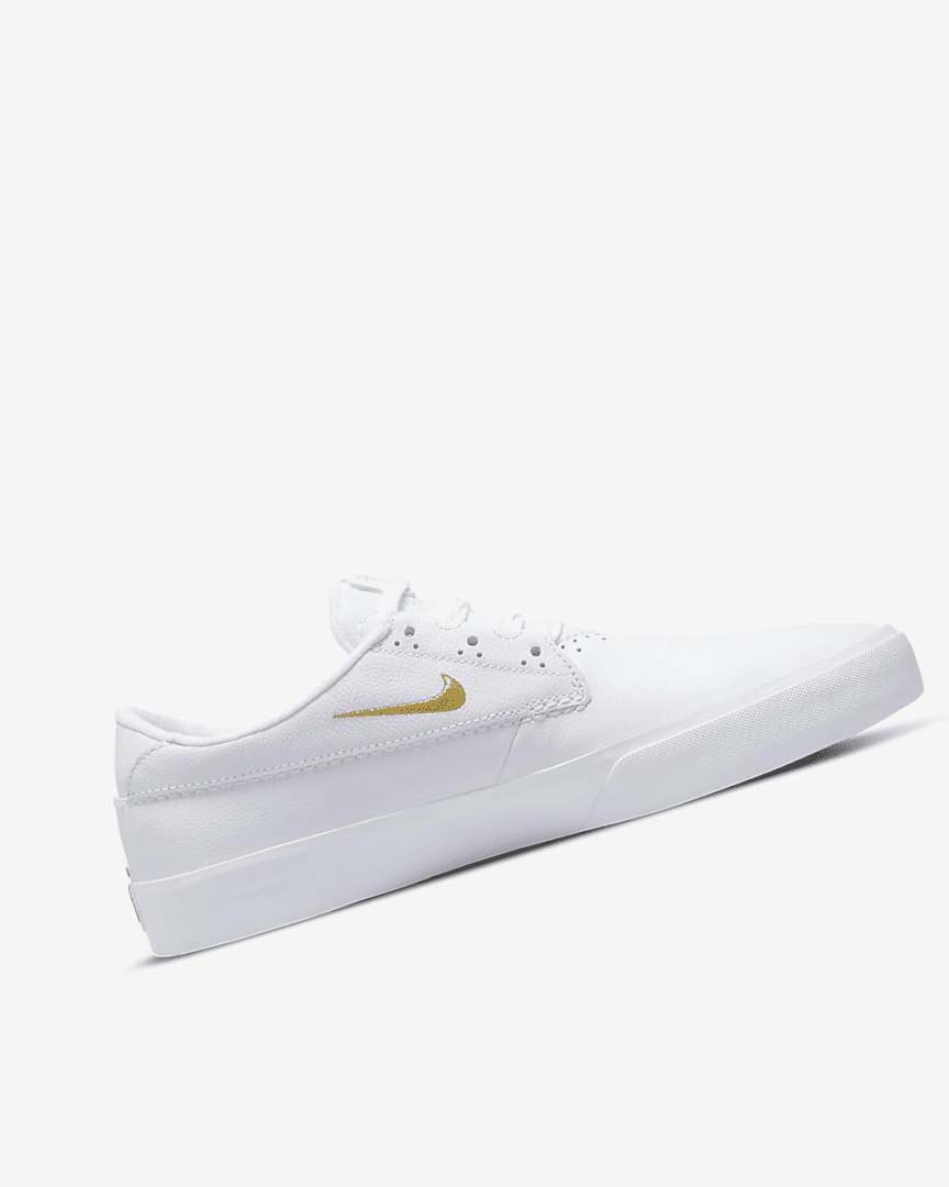 Tenis Skate Nike SB Shane PRM Mujer Blancas Blancas Blancas Metal Doradas | CR5126