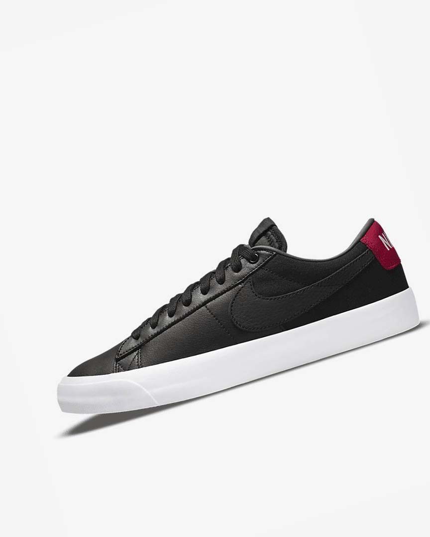 Tenis Skate Nike SB Zoom Blazer Low Pro GT Premium Hombre Negras Rojas Negras | CR3142