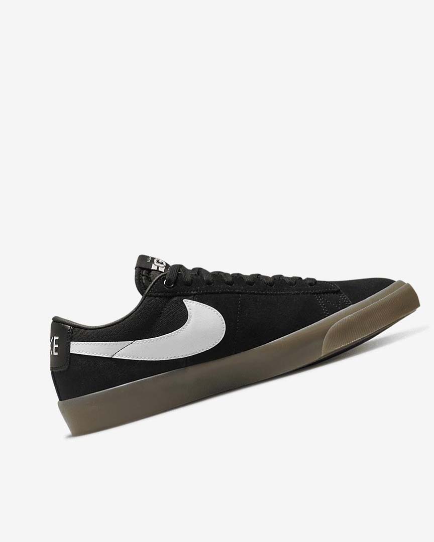 Tenis Skate Nike SB Zoom Blazer Low Pro GT Mujer Negras Negras Blancas Blancas | CR4756