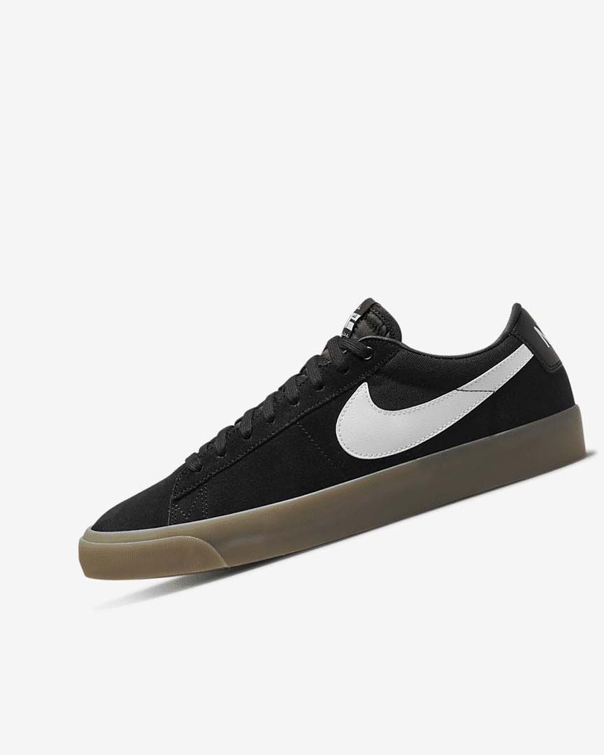 Tenis Skate Nike SB Zoom Blazer Low Pro GT Mujer Negras Negras Blancas Blancas | CR4756