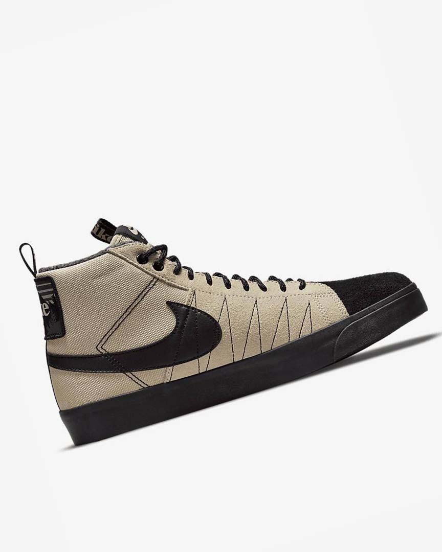 Tenis Skate Nike SB Zoom Blazer Mid PRM Hombre Naranjas Negras | CR1131