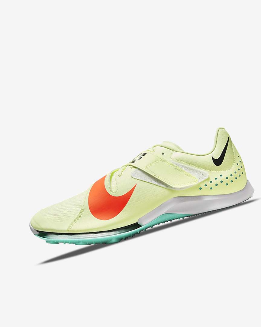 Tenis Spikes Nike Air Zoom LJ Elite Mujer Turquesa Naranjas | CR2869