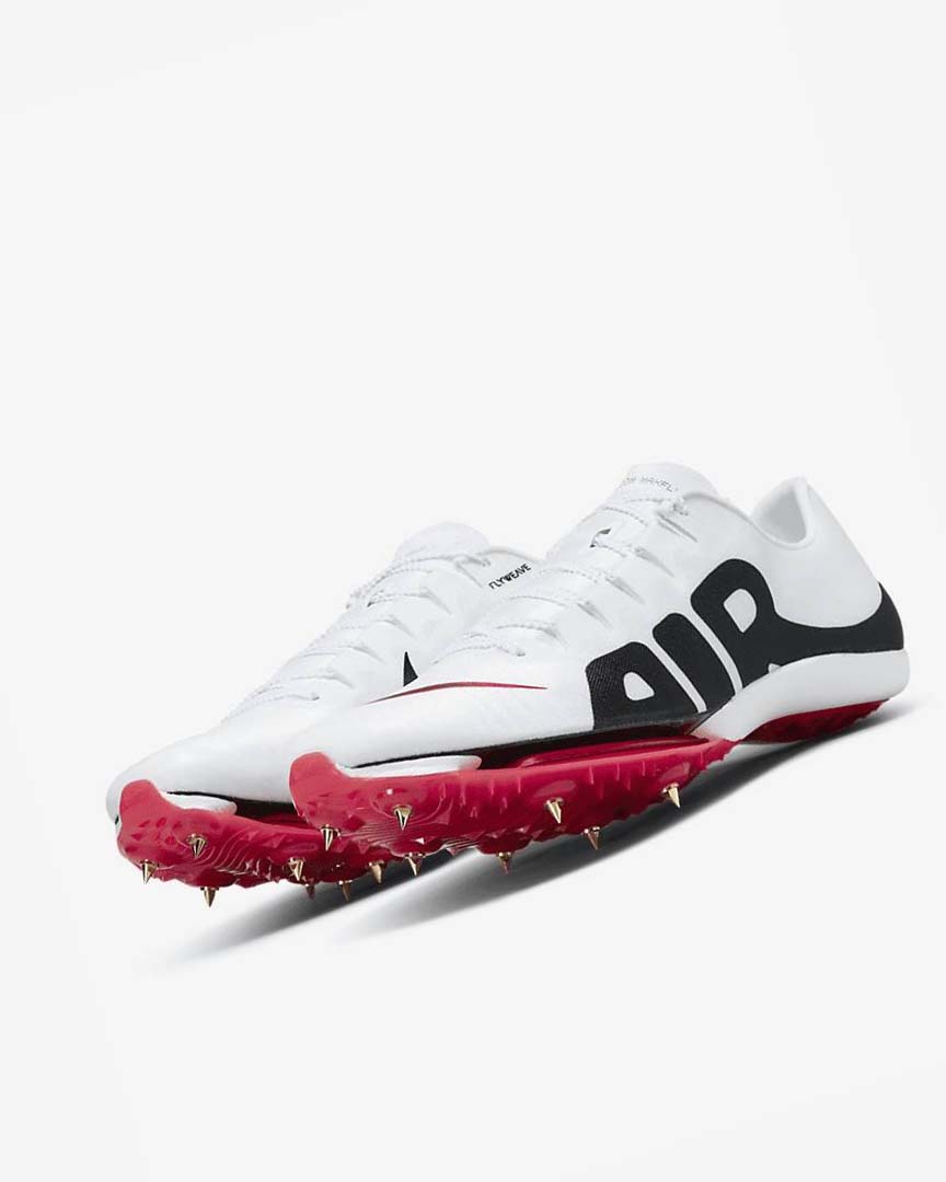 Tenis Spikes Nike Air Zoom Maxfly More Uptempo Hombre Blancas Rojas Negras | CR2770