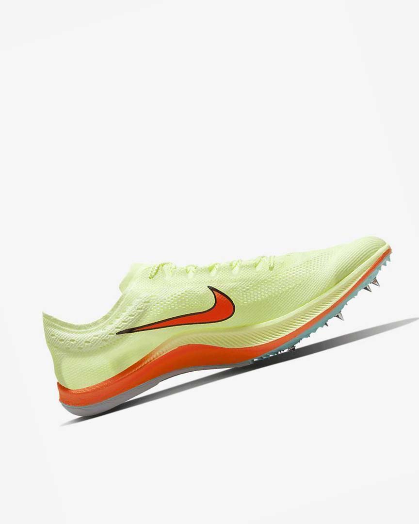 Tenis Spikes Nike ZoomX Dragonfly Hombre Amarillo Naranjas Turquesa | CR5232