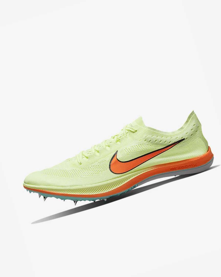 Tenis Spikes Nike ZoomX Dragonfly Hombre Amarillo Naranjas Turquesa | CR5232