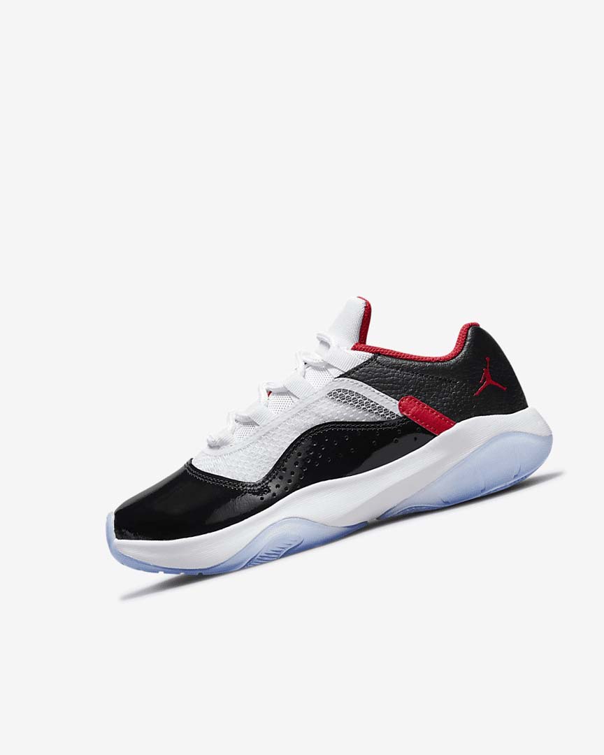 Zapatillas Baloncesto Nike Air Jordan 11 CMFT Low Niño Blancas Negras Rojas | CR3051