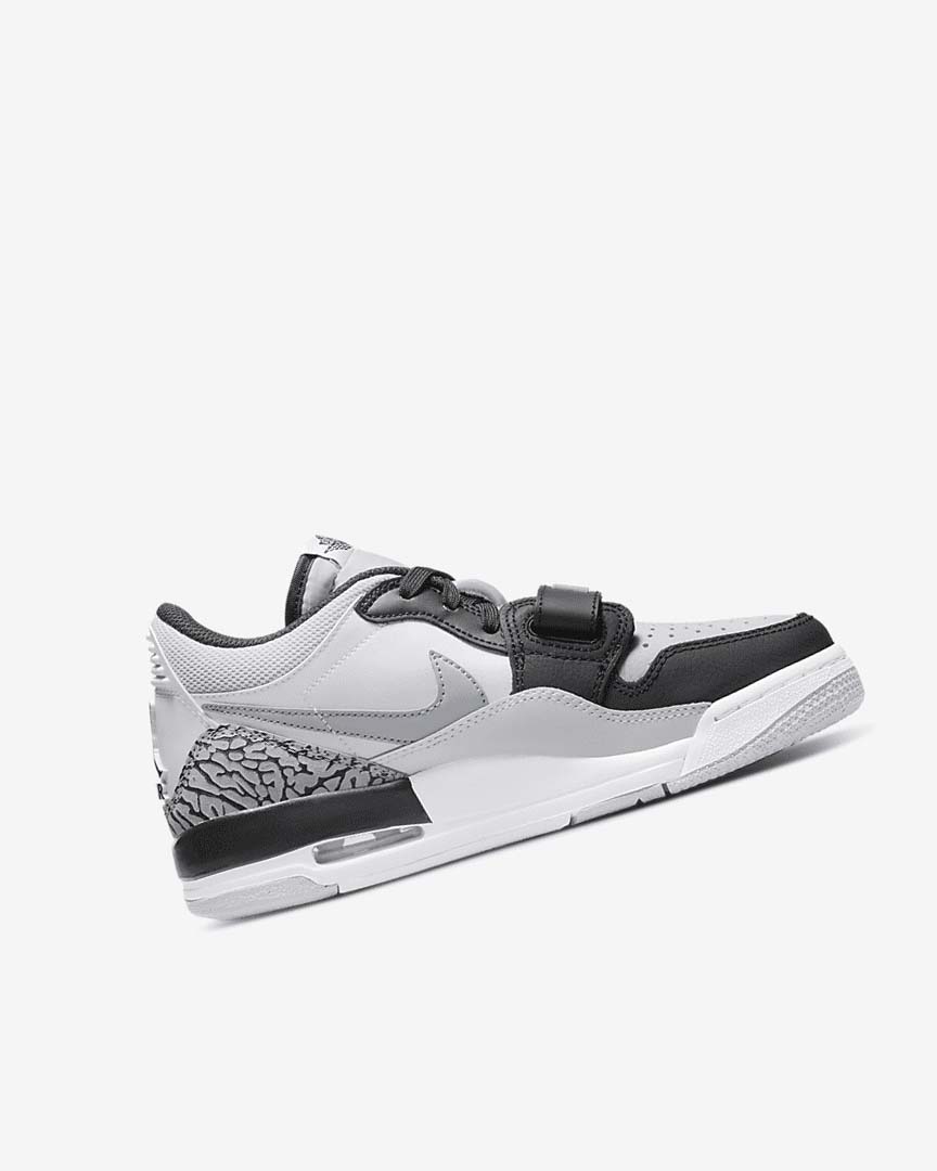 Zapatillas Baloncesto Nike Air Jordan Legacy 312 Low Niño Blancas Gris Negras | CR2458