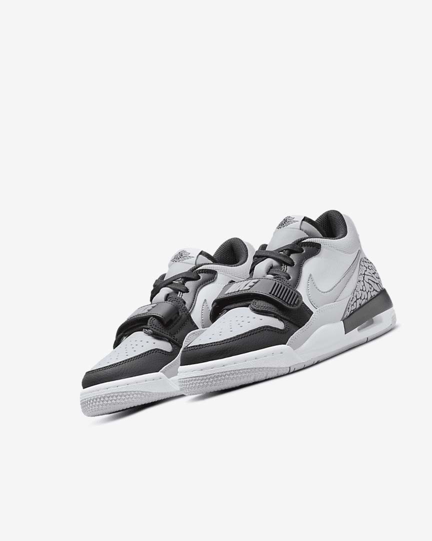 Zapatillas Baloncesto Nike Air Jordan Legacy 312 Low Niño Blancas Gris Negras | CR2458