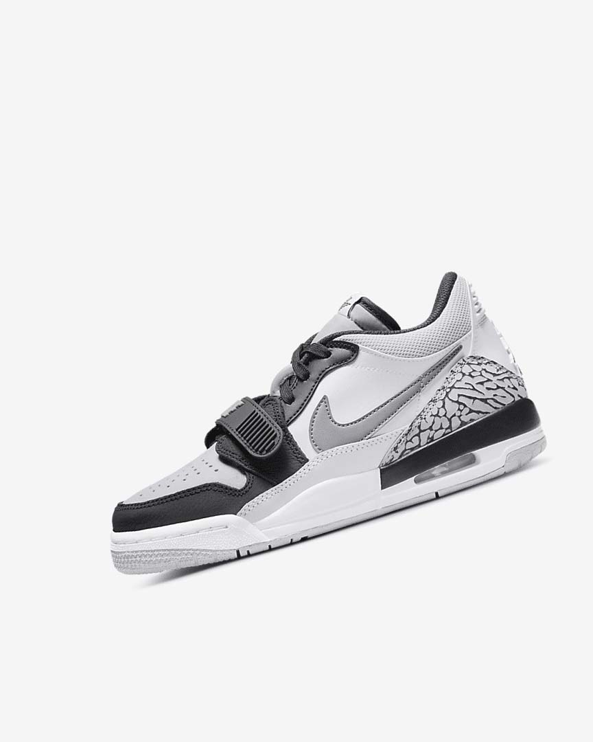 Zapatillas Baloncesto Nike Air Jordan Legacy 312 Low Niño Blancas Gris Negras | CR2458