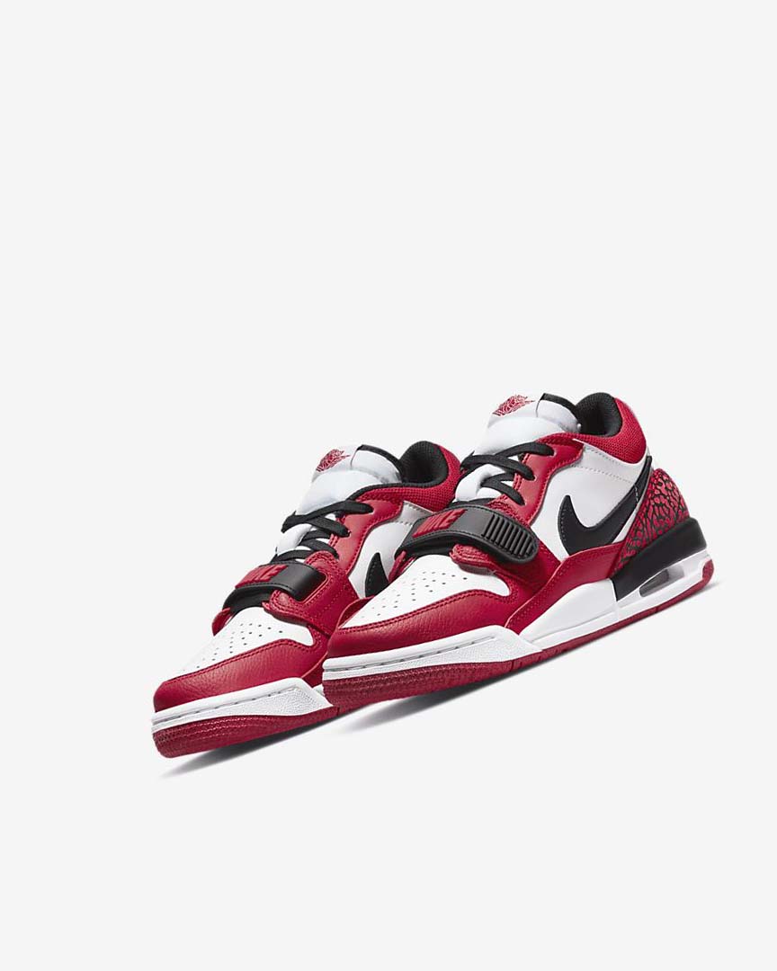 Zapatillas Baloncesto Nike Air Jordan Legacy 312 Low Niño Blancas Rojas Negras | CR5456