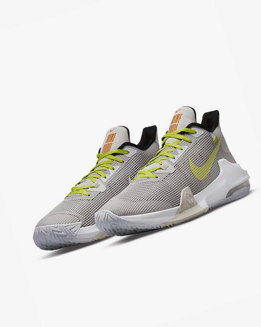 Zapatillas Baloncesto Nike Air Max Impact 3 Hombre Gris Verde | CR4819