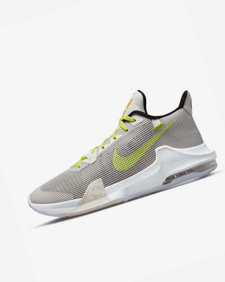 Zapatillas Baloncesto Nike Air Max Impact 3 Hombre Gris Verde | CR4819