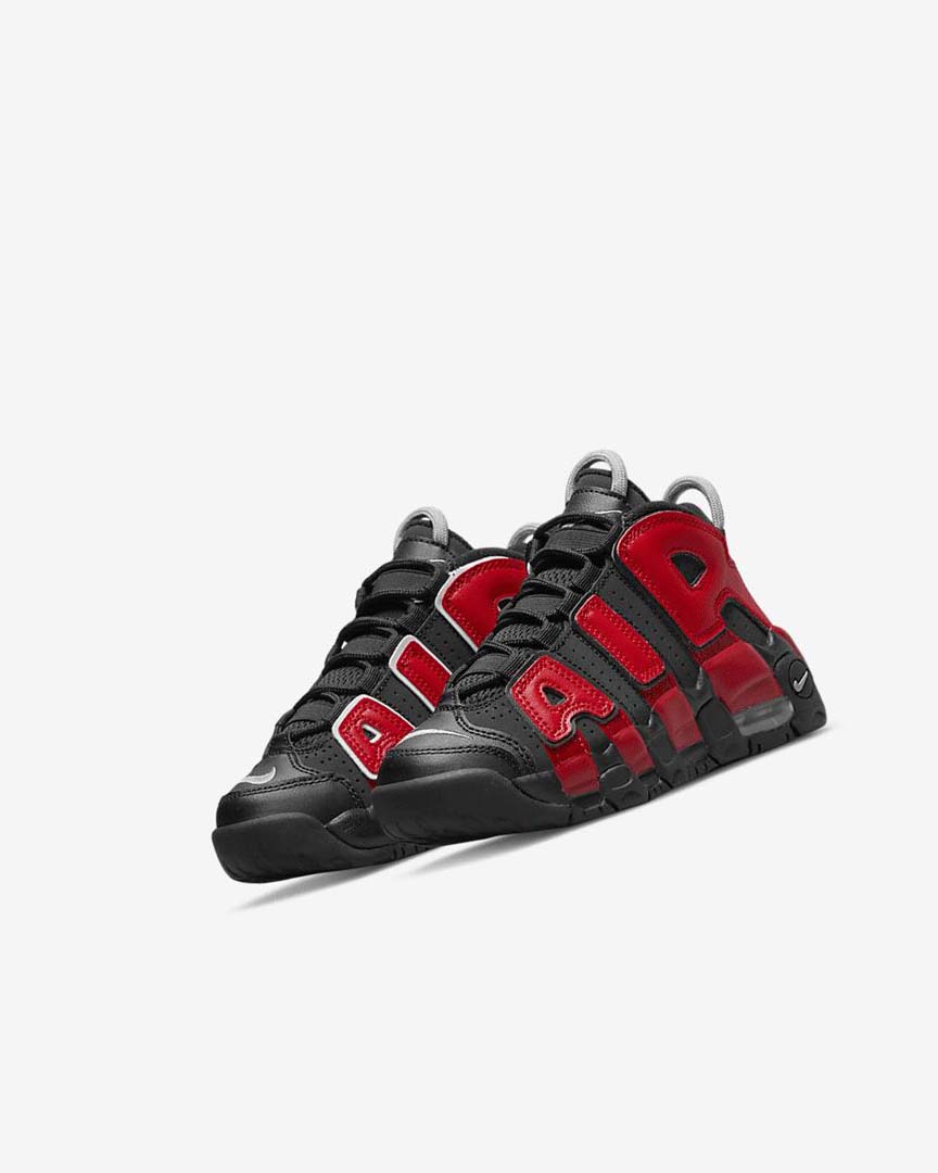 Zapatillas Baloncesto Nike Air More Uptempo Niño Negras Azul Marino Blancas Rojas | CR2369