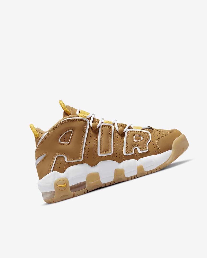 Zapatillas Baloncesto Nike Air More Uptempo Niño Marrones Marrones Claro Blancas | CR4601