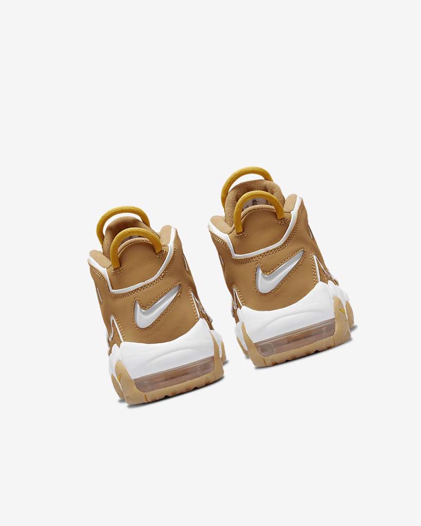 Zapatillas Baloncesto Nike Air More Uptempo Niño Marrones Marrones Claro Blancas | CR4601