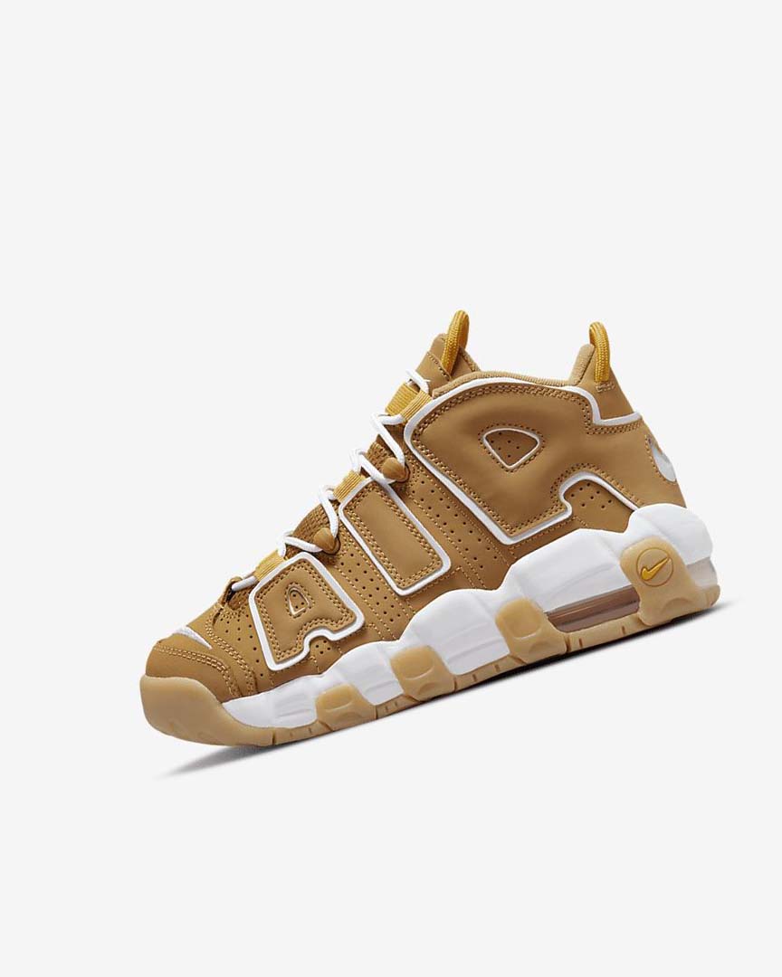 Zapatillas Baloncesto Nike Air More Uptempo Niño Marrones Marrones Claro Blancas | CR4601