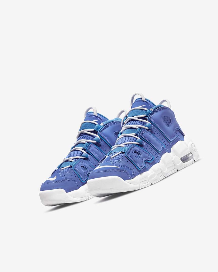 Zapatillas Baloncesto Nike Air More Uptempo Niño Azules Azules Blancas | CR5025