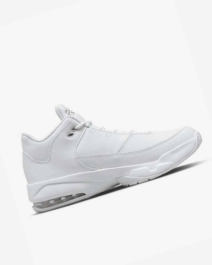 Zapatillas Baloncesto Nike Jordan Max Aura 3 Hombre Blancas Blancas Metal Plateadas | CR1106