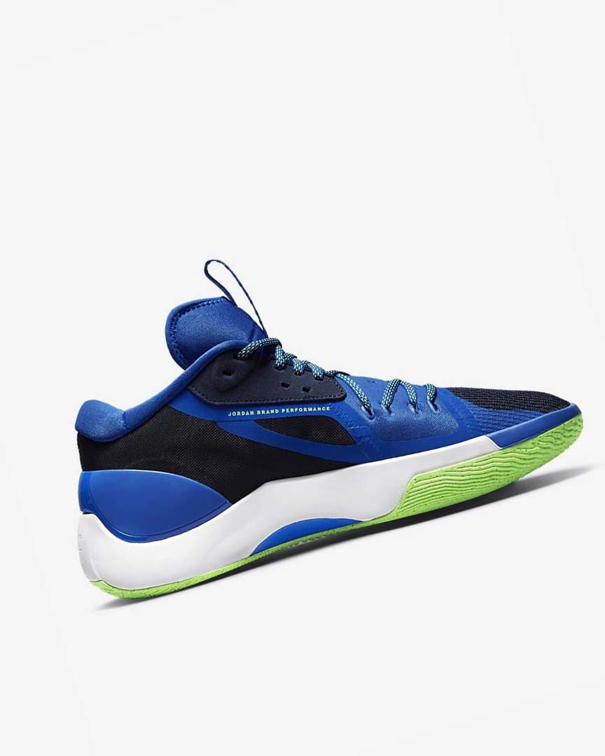 Zapatillas Baloncesto Nike Jordan Zoom Separate Hombre Azul Marino Azules Blancas Verde | CR1185