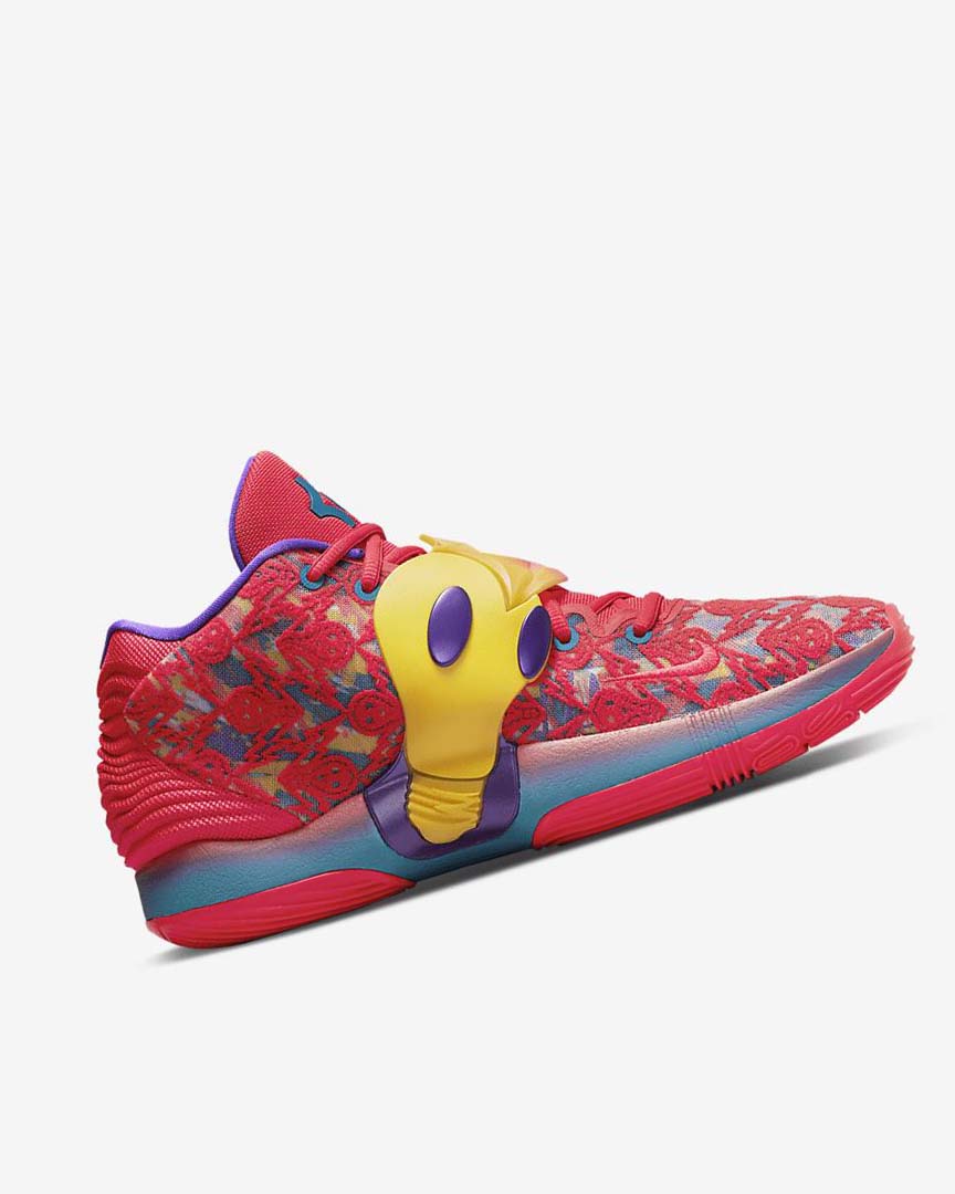 Zapatillas Baloncesto Nike KD14 Mujer Rojas Amarillo Moradas Verde | CR2919