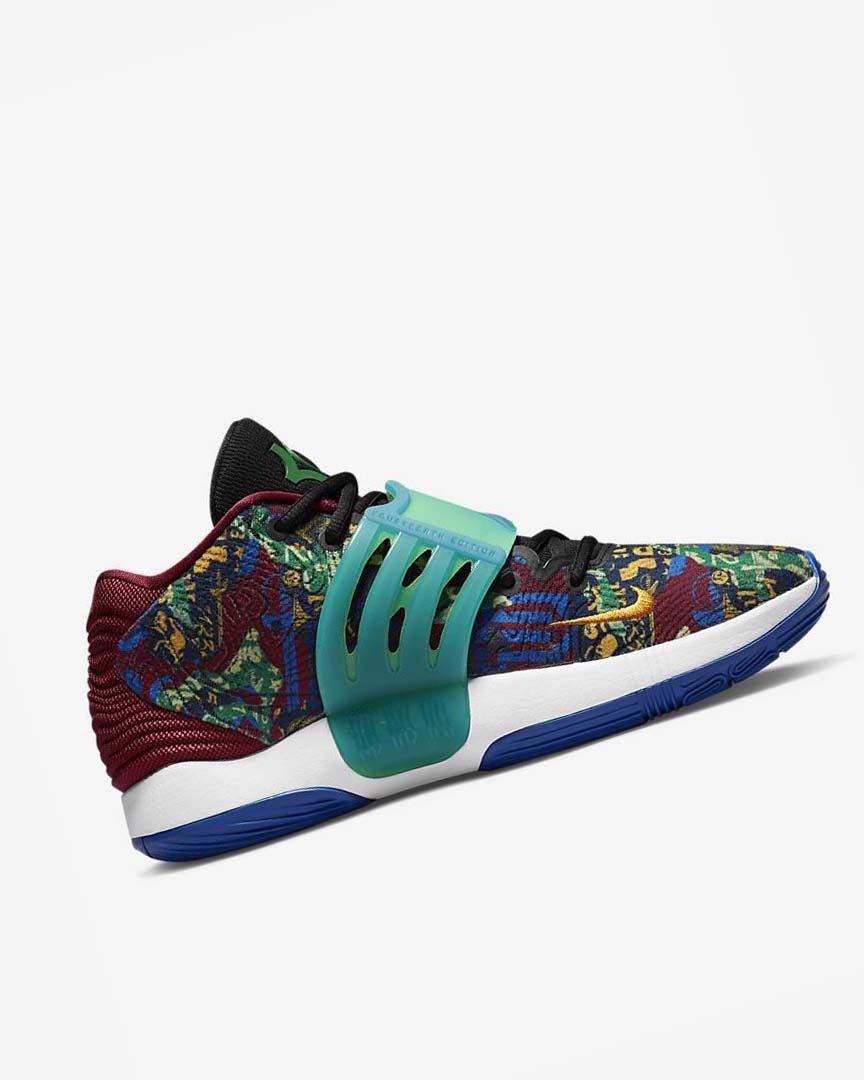 Zapatillas Baloncesto Nike KD14 NRG Hombre Azules Azul Real Oscuro Azules Verde Claro | CR3219