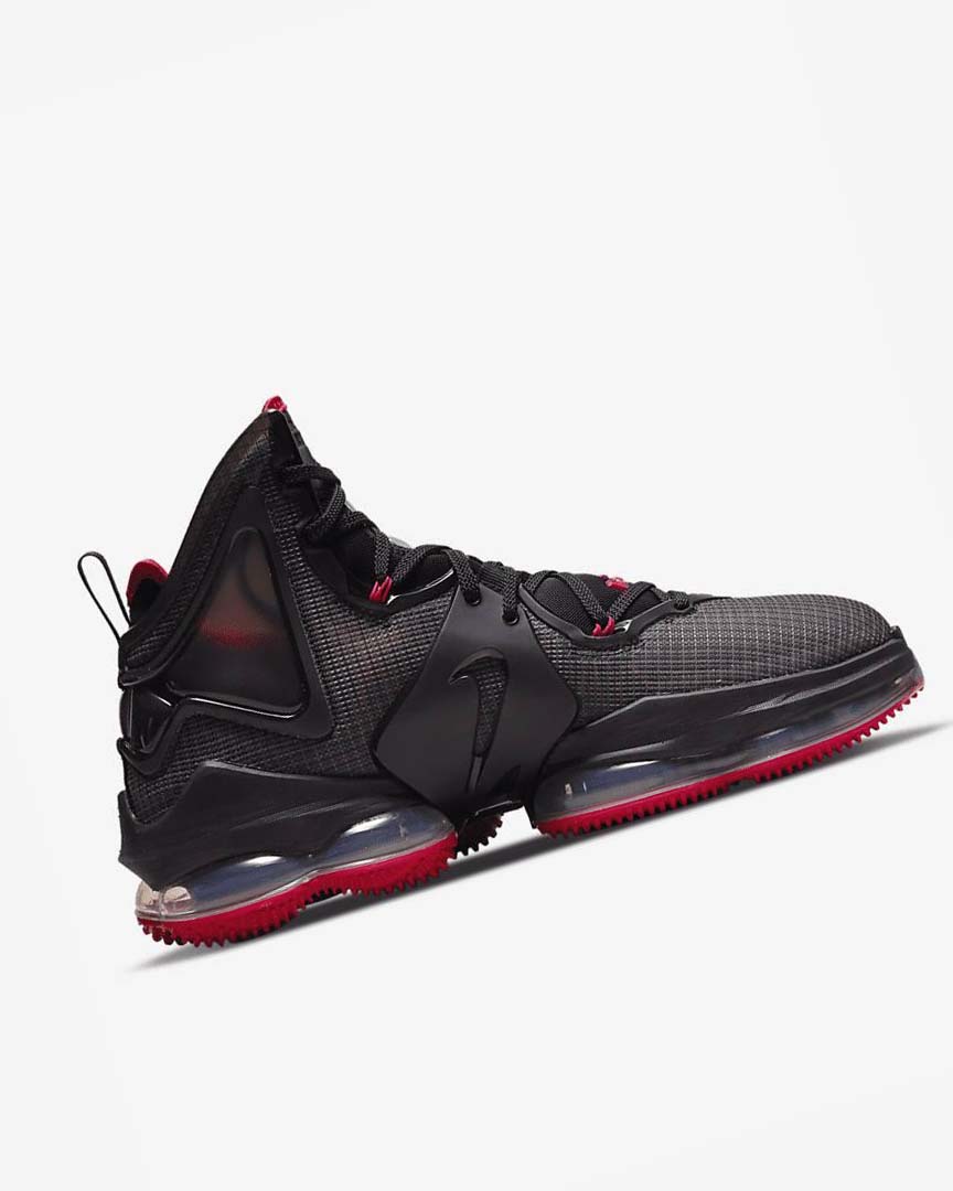 Zapatillas Baloncesto Nike LeBron 19 Hombre Negras Rojas Negras | CR2561