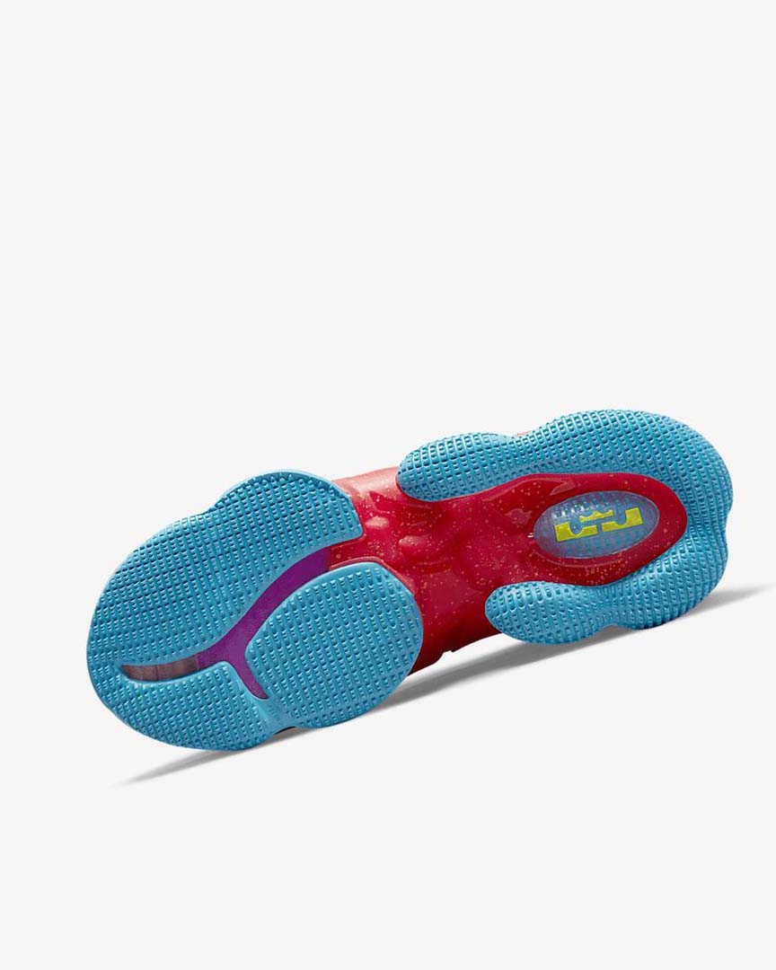 Zapatillas Baloncesto Nike LeBron 19 Mujer Rojas Azules Moradas Rojas | CR5414