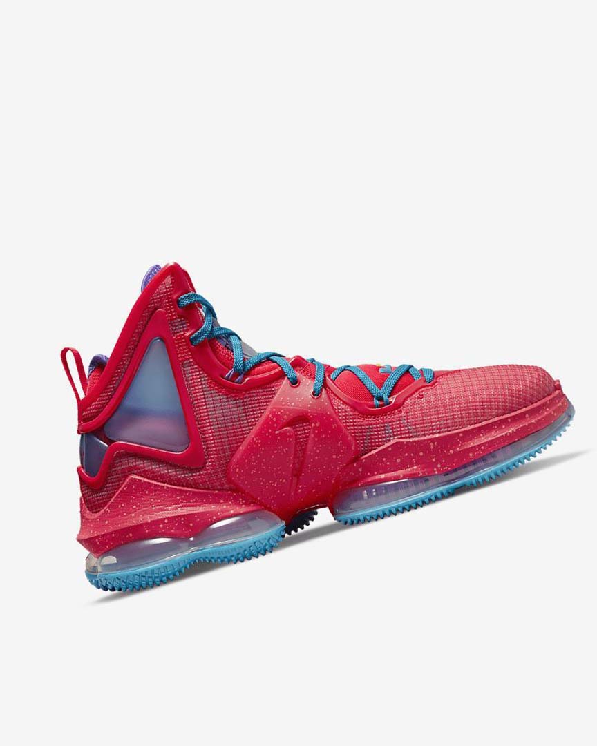 Zapatillas Baloncesto Nike LeBron 19 Mujer Rojas Azules Moradas Rojas | CR5414