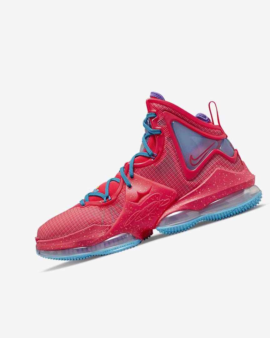 Zapatillas Baloncesto Nike LeBron 19 Mujer Rojas Azules Moradas Rojas | CR5414