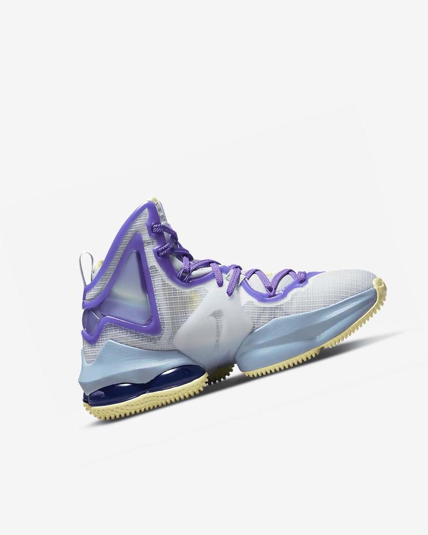 Zapatillas Baloncesto Nike LeBron 19 Niño Azules Moradas | CR5003