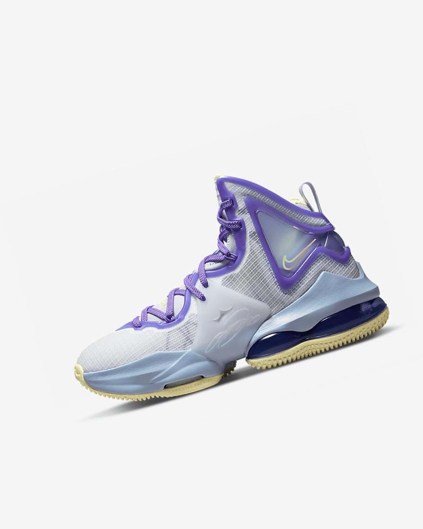 Zapatillas Baloncesto Nike LeBron 19 Niño Azules Moradas | CR5003