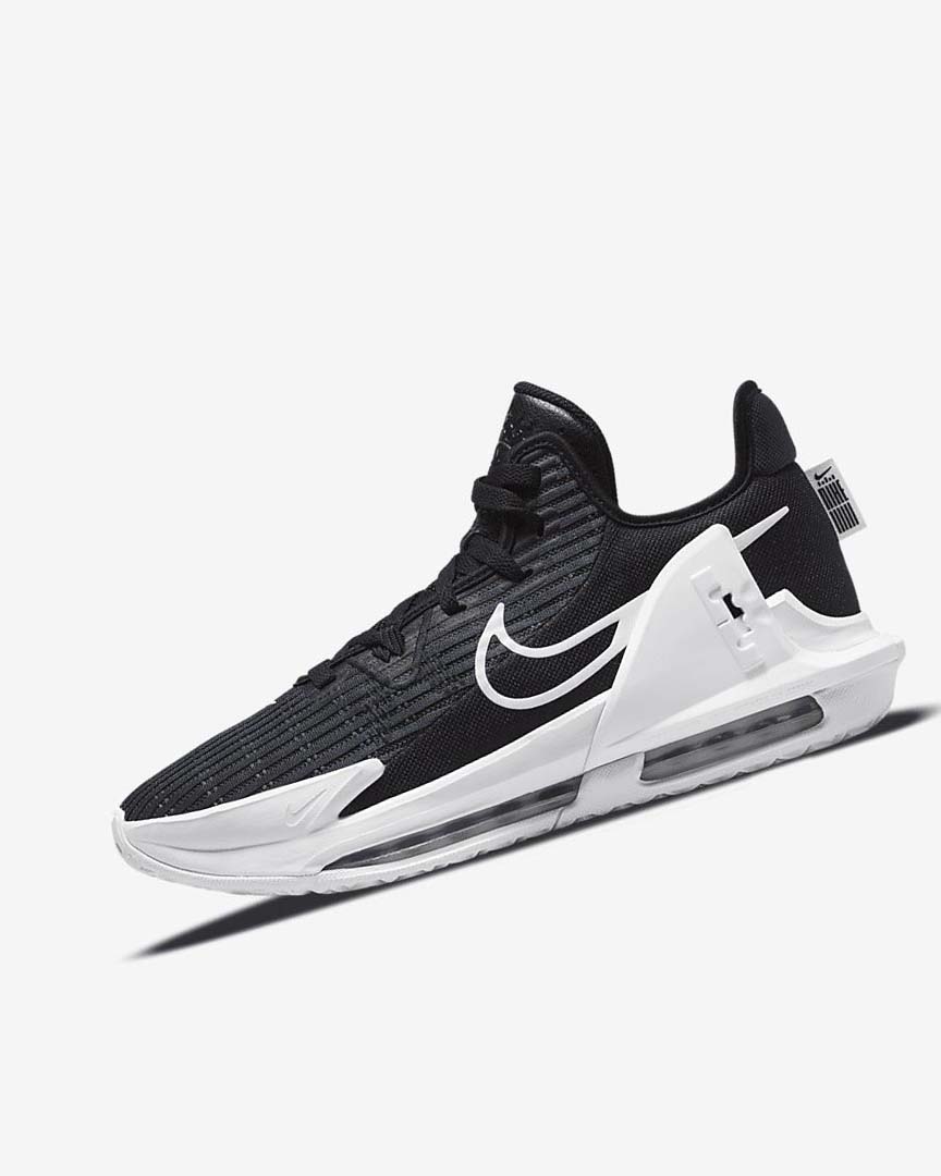 Zapatillas Baloncesto Nike LeBron Witness 6 Mujer Negras Obsidian Oscuro Blancas | CR5488