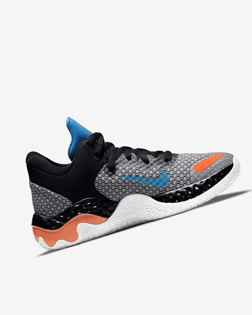 Zapatillas Baloncesto Nike Renew Elevate 2 Mujer Negras Blancas Naranjas Azules Claro | CR2666