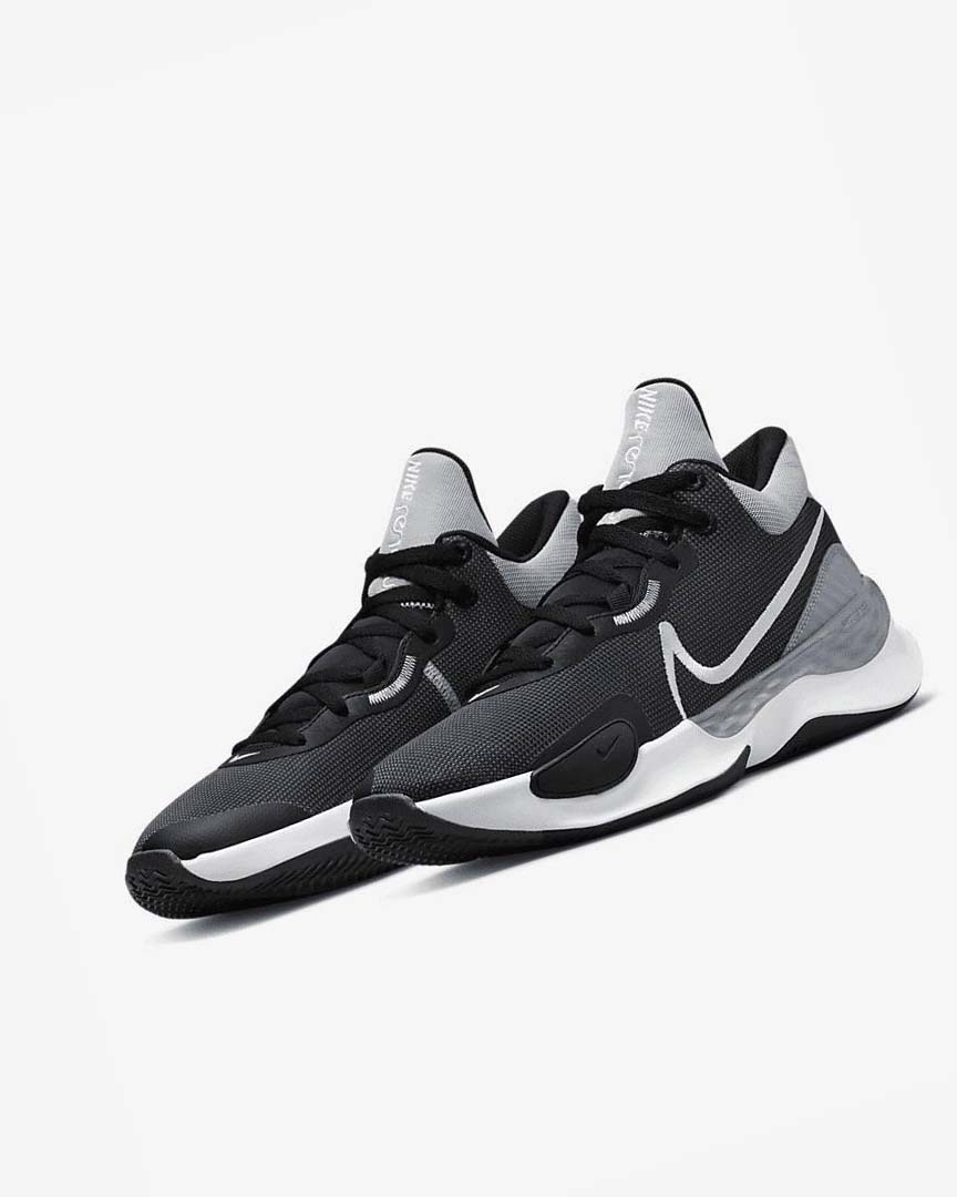 Zapatillas Baloncesto Nike Renew Elevate 3 Hombre Negras Gris Gris Blancas | CR2958