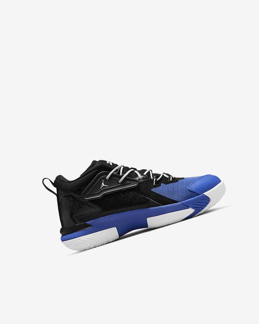 Zapatillas Baloncesto Nike Zion 1 Niño Negras Azul Real Blancas | CR3226