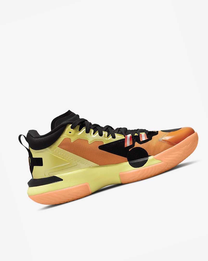 Zapatillas Baloncesto Nike Zion 1 SP Hombre Amarillo Negras Naranjas | CR4566