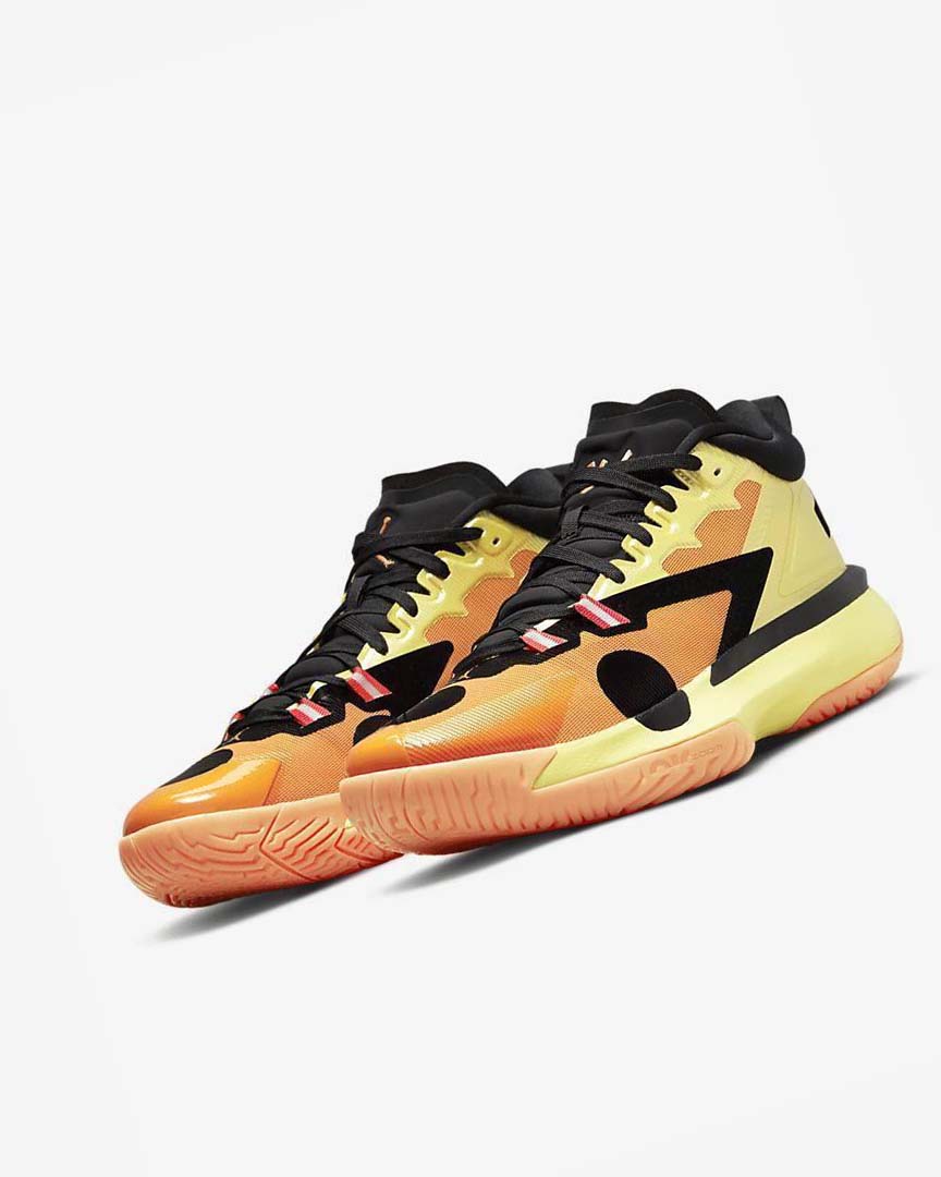 Zapatillas Baloncesto Nike Zion 1 SP Hombre Amarillo Negras Naranjas | CR4566