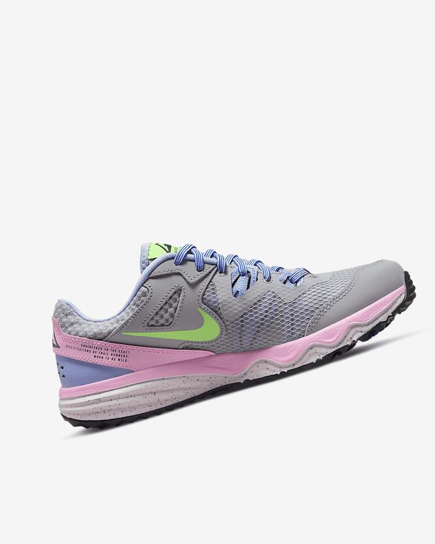 Zapatillas De Trail Running Nike Juniper Trail Mujer Gris Azules Claro Rosas Verde | CR5111