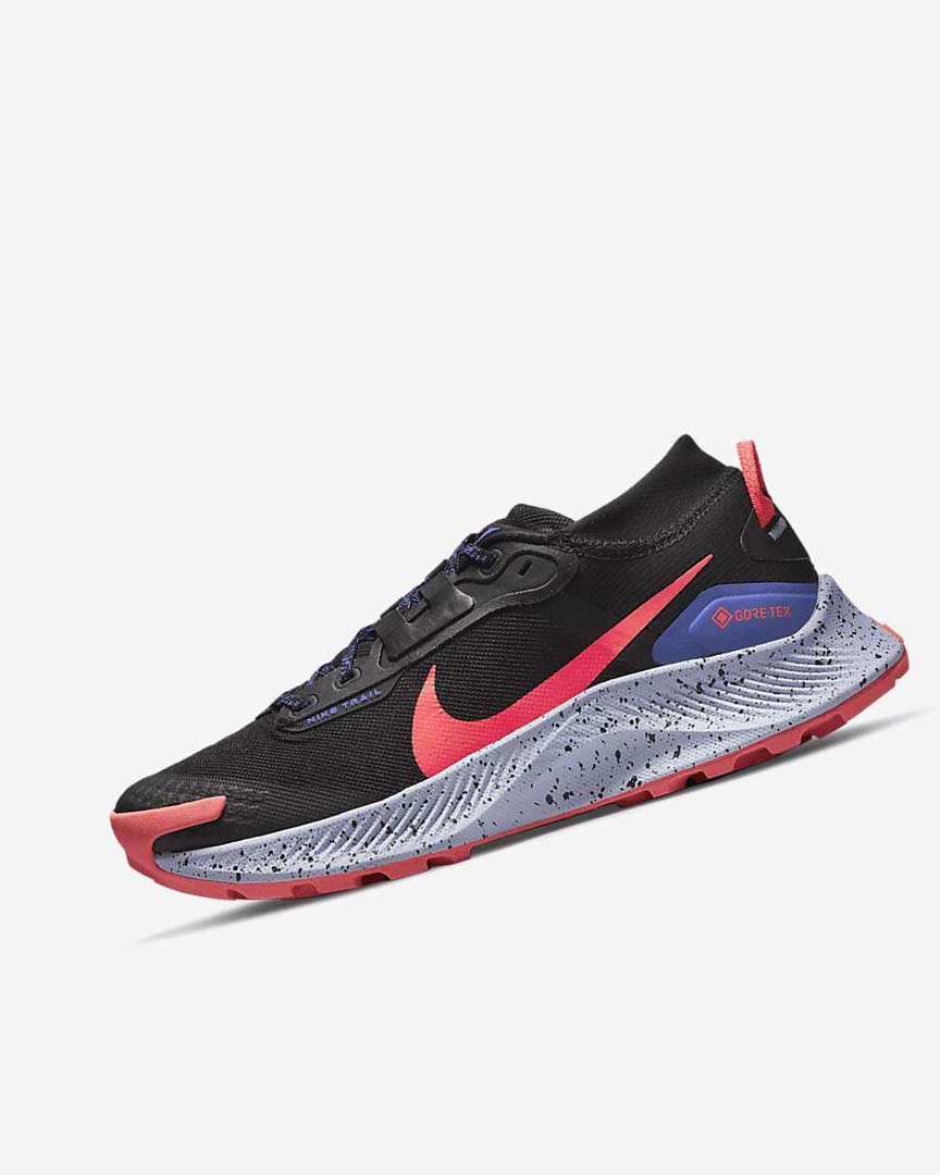 Zapatillas De Trail Running Nike Pegasus Trail 3 GORE-TEX Waterproof Mujer Negras Mango Claro Rojas | CR3062