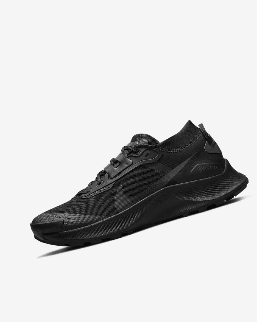 Zapatillas De Trail Running Nike Pegasus Trail 3 GORE-TEX Waterproof Mujer Negras Gris Oscuro Gris Negras | CR4850