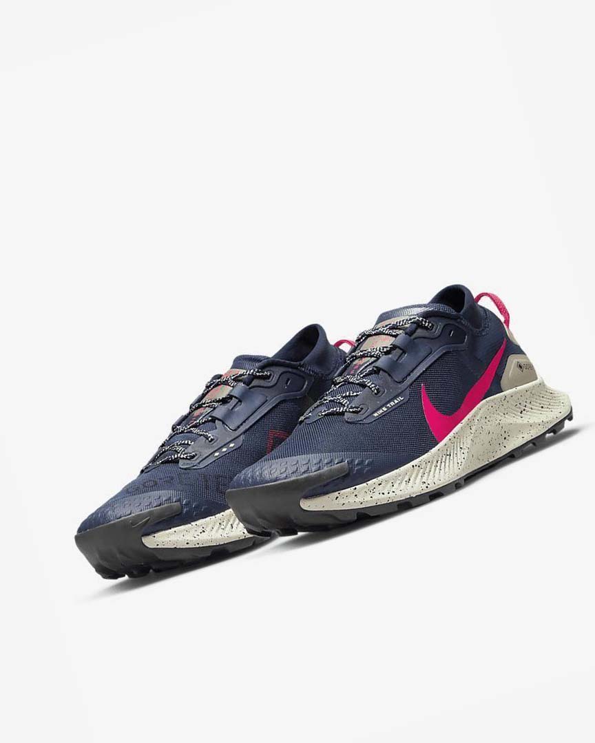 Zapatillas De Trail Running Nike Pegasus Trail 3 GORE-TEX Waterproof Hombre Obsidian Verde Oliva Rojas | CR5115