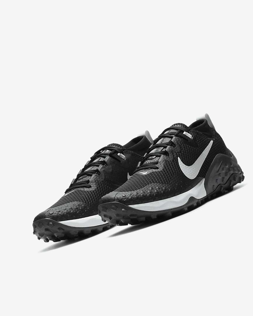 Zapatillas De Trail Running Nike Wildhorse 7 Mujer Negras Gris Oscuro Plateadas | CR4829